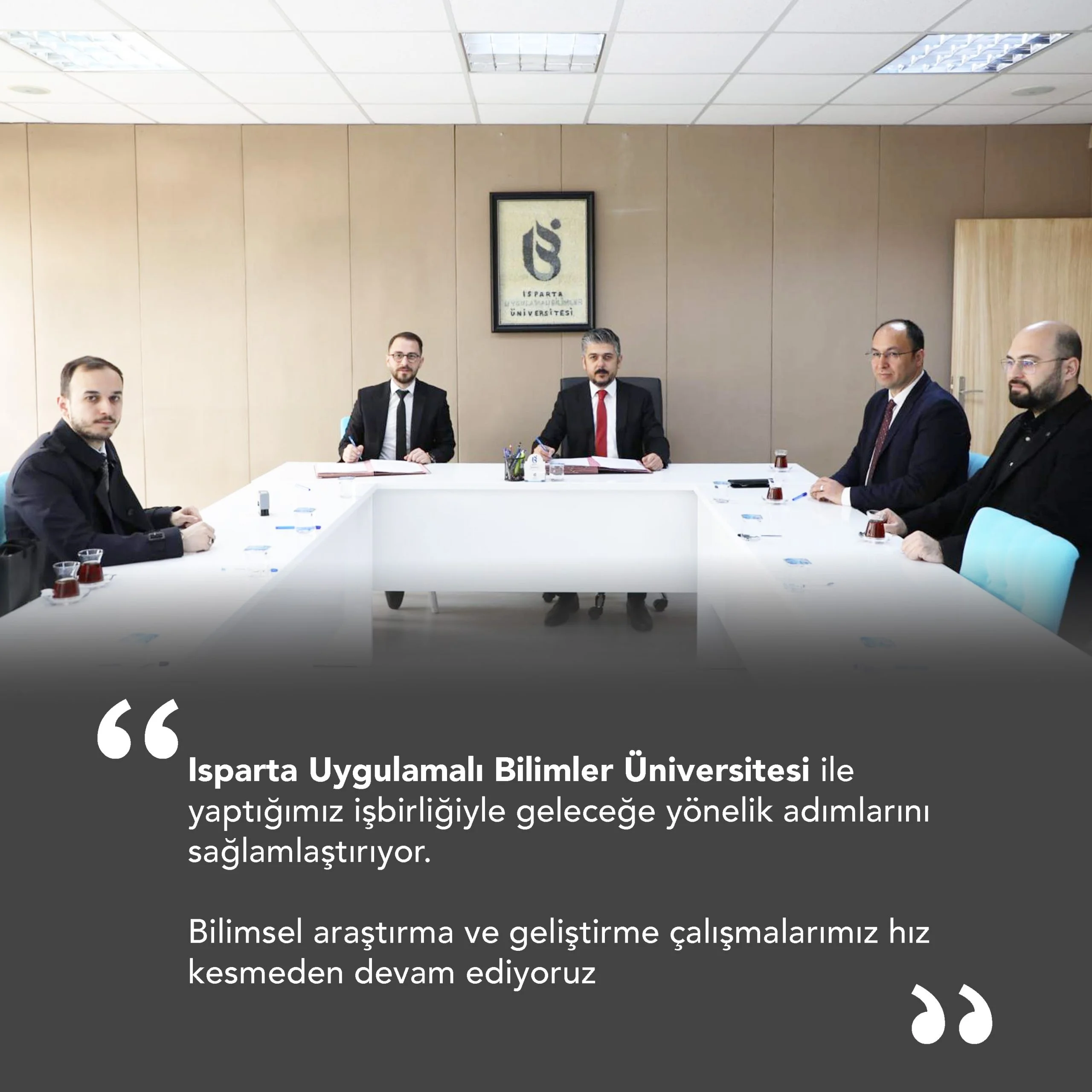 Isparta Uygulamalı Bilimler Üniversitesi ile işbirliği